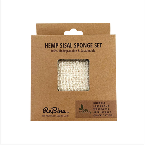 Rebinu l Sustainable All Natural Sponge Set • 네츄럴 스폰지 세트 (2 pieces)