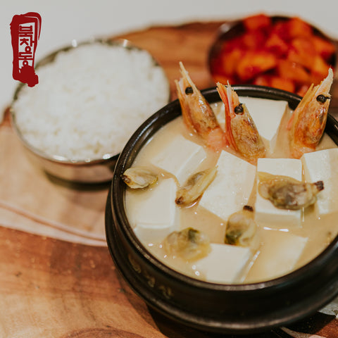 북창동 순두부ㅣWhite Seafood Soon Tofu Soup • 하얀 해물 순두부 1-2인분