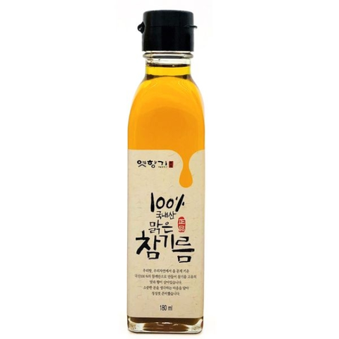 옛향기 방앗간ㅣSesame Oil • 한국산 참기름 180ml
