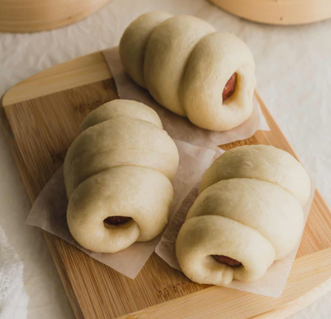 YUNNAN DIMSUMㅣHandmade Steamed Chinese Sausage Buns • 수제 소세지빵 4Pcs