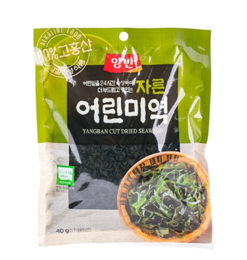 Grocery l Organic Cut Dried Seaweed • 유기인증 자른미역 40g