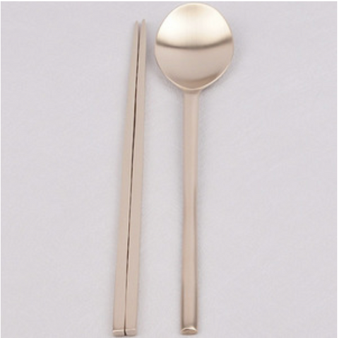 이봉주 방짜유기 l Bangjja Yugi Spoon & Chopstick Set • 공방 수저 세트