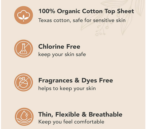 Organic Cotton BON l Ultra Thin Sanitary Pads (Regular) • 유기농 본 울트라 레귤러 16's