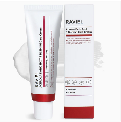 RAVIEL l Acerola Dark Spot & Blemish Care Cream  • 아세로라 잡티 앤 기미 케어 주름 미백 기능성 크림 50ml