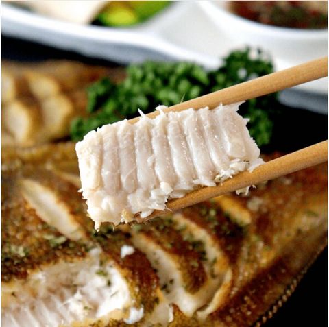 SEAFOOD l Frozen Halibut • 냉동 손질 가자미 1LB