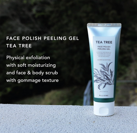 알리원 l FACE POLISH PEELING GEL TEA TREE • 페이스 폴리쉬 필링젤 티트리 120ml