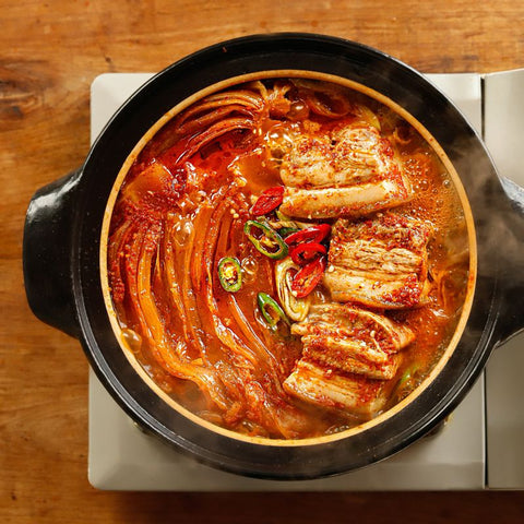 얌얌ㅣBraised Kimchi with Pork Belly • 통삼겹 김치찜  2~3 servings