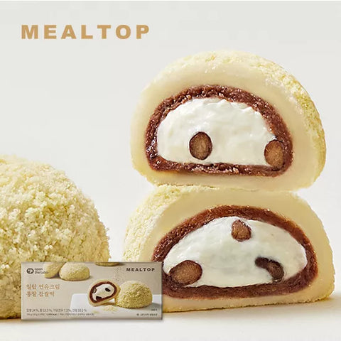 Mealtop l Condensed milk and whole red bean glutinous rice cake • 연유크림 통팥 찹쌀떡 360g(=6's)