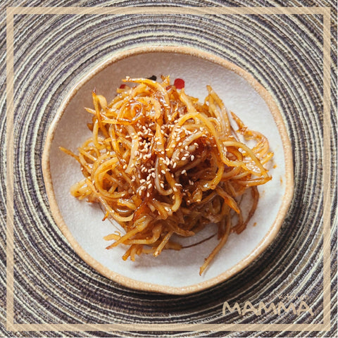 Mamma l Soy Sauce Stir-fried Jinmichae • 간장 진미채 볶음 170g