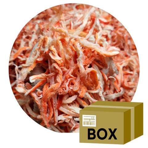 Wholesale l Shredded Dried Red Squid • 홍진미채 10kg BOX