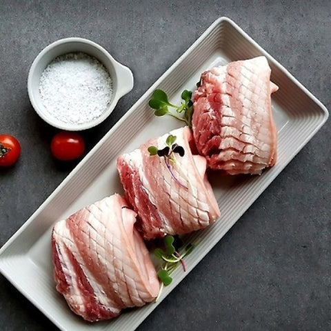 화로ㅣSliced Pork Belly with skin • 벌집 생오겹살 450g