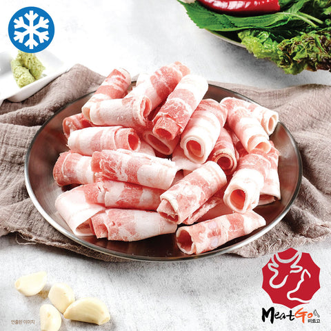 MEATGO l Thin Sliced Pork Belly • 프리미엄 대패삼겹살(Frozen) 5LB