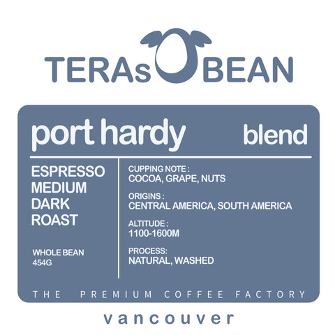 TERA's BEAN l Port Alberni Espresso Medium Dark Roast • 에스프레소 미디움 다크 로스트 454 g