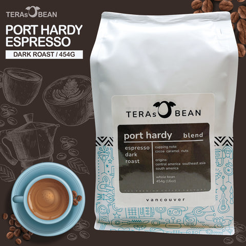 TERA's BEAN l Port Hardy Espresso Dark Roast • 에스프레소 다크 로스트 454g