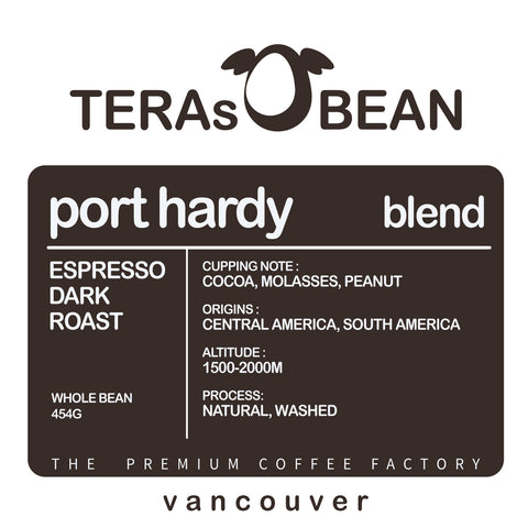 TERA's BEAN l Port Hardy Espresso Dark Roast • 에스프레소 다크 로스트 454g