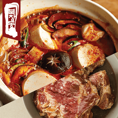 북창동 순두부ㅣSoon Tofu  Soup 2's + Pork Galbi • 순두부 2팩 + 돼지갈비