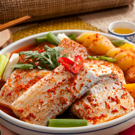 Hanbaek Foodㅣ Sokcho Stewed Belt fish • 속초 갈치 조림 700g